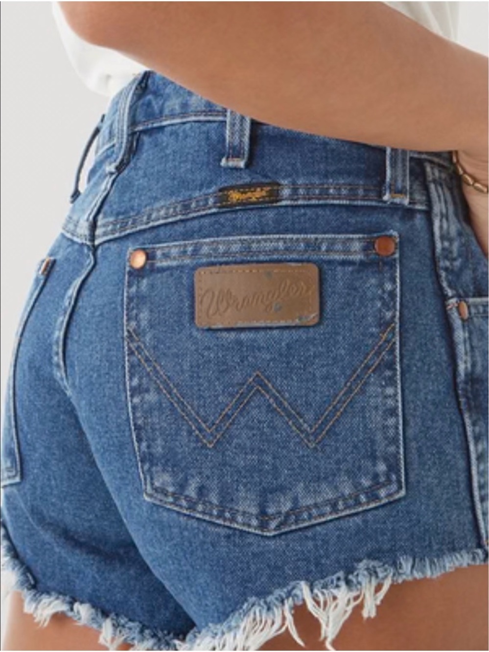 Wrangler Women’s Reworked Denim Shorts Size 28